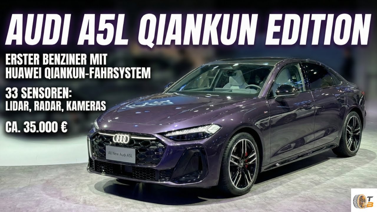 2026 Audi A5L Qiankun Edition &ndash; Weltpremiere mit Huawei-Technologie