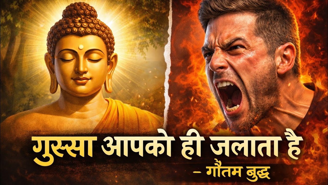 गुस्सा आपको ही बर्बाद कर रहा है | गौतम बुद्ध | Buddha Motivational Video