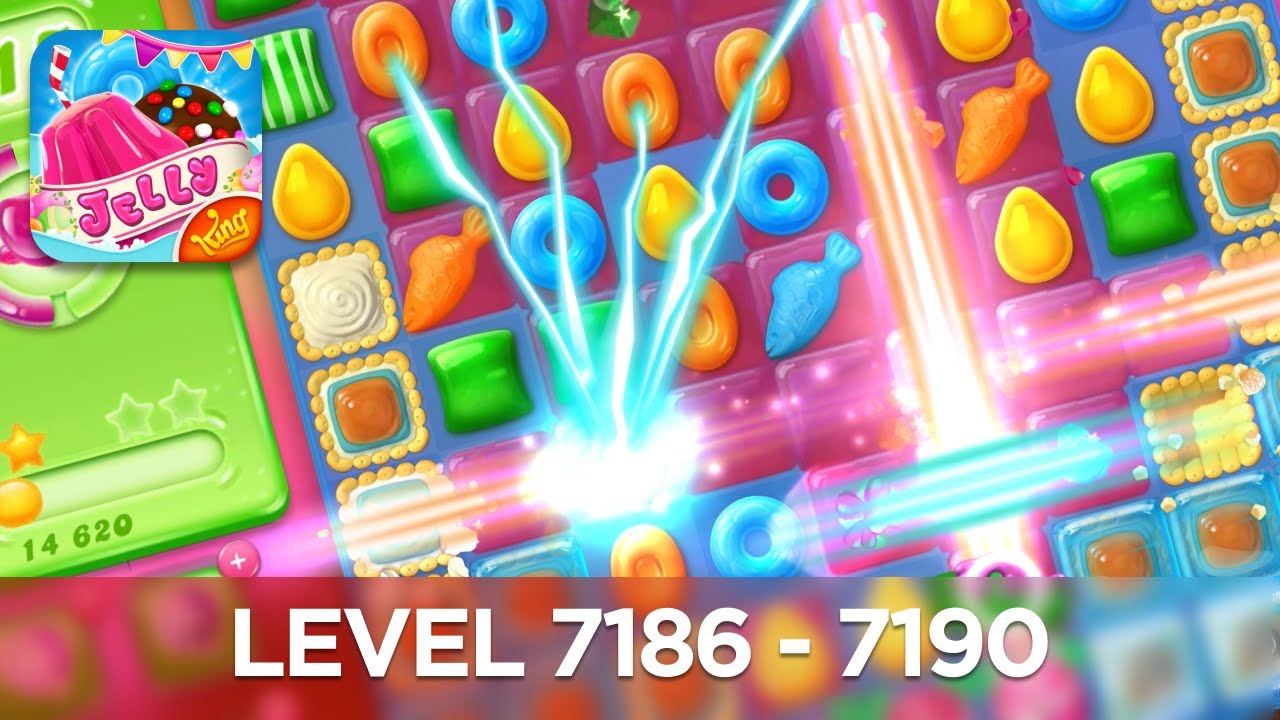 Candy Crush Jelly Saga 4K (Level 7186 - 7190)