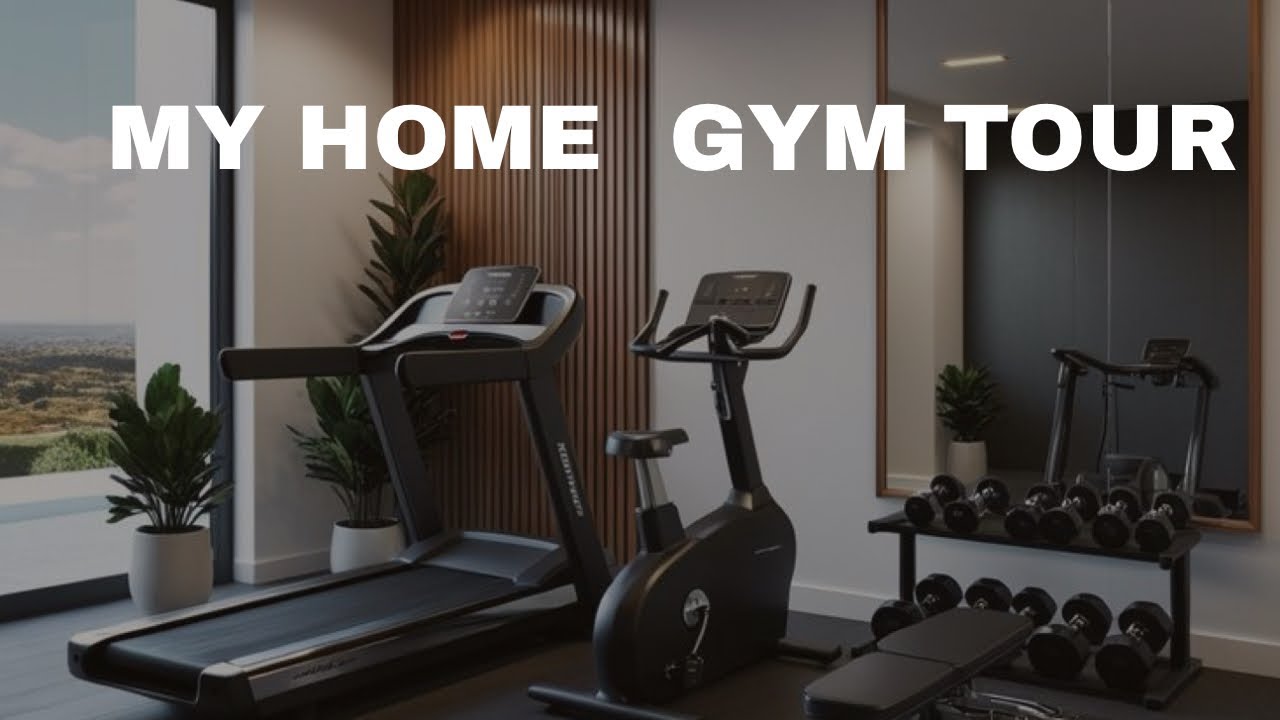 My home gym tour | my happy place | Beginner friendly equipment