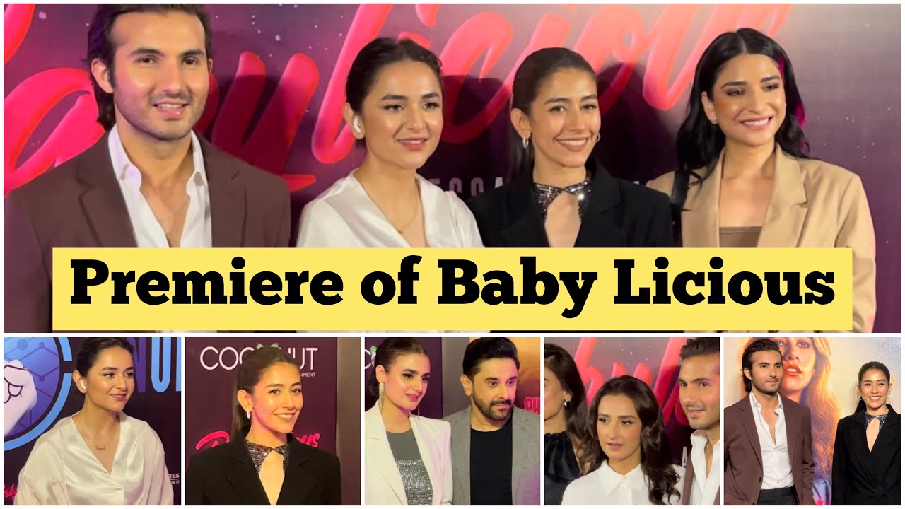 Babylicious Premiere Night At Karachi | Shehroz and Syra Together