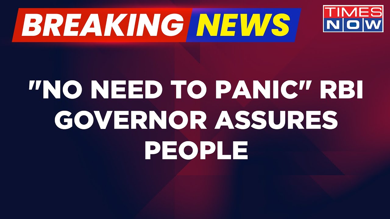 Breaking News | RBI Governor Explains Clean Note Policy On Withdrawing Rs. 2000 Notes | English News