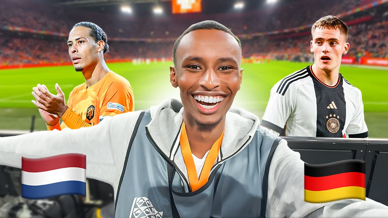 Ik Zat VIP Achter Het Doel! 😍 | Nederland - Duitsland 🇳🇱🇩🇪