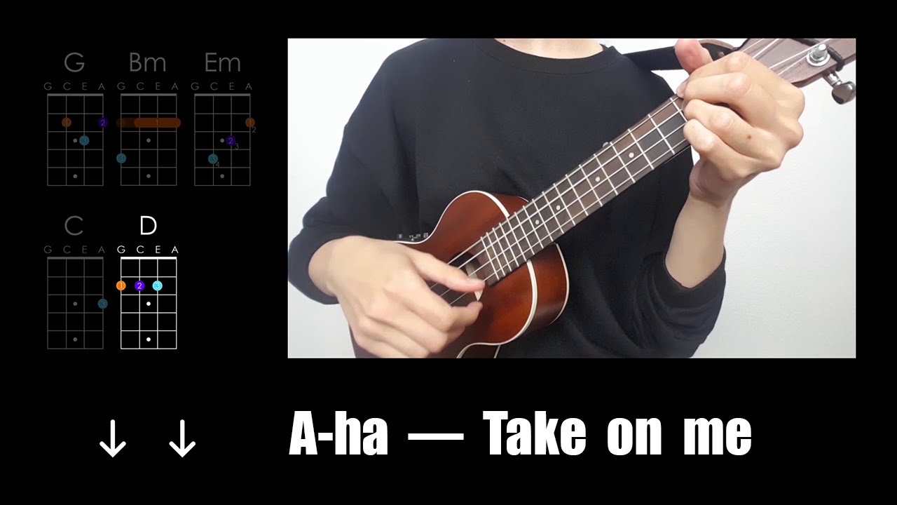 A-ha — Take on me (ukulele tutorial / укулеле разбор)