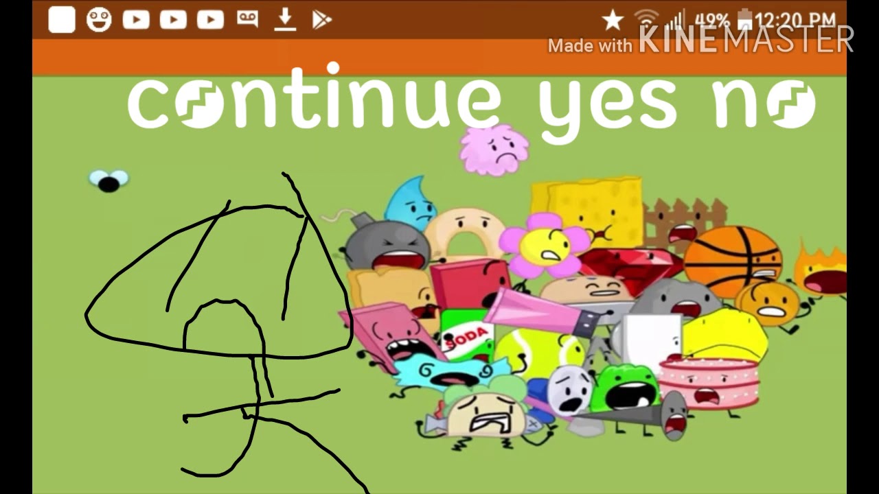 Stickman and bfb bootleg game over