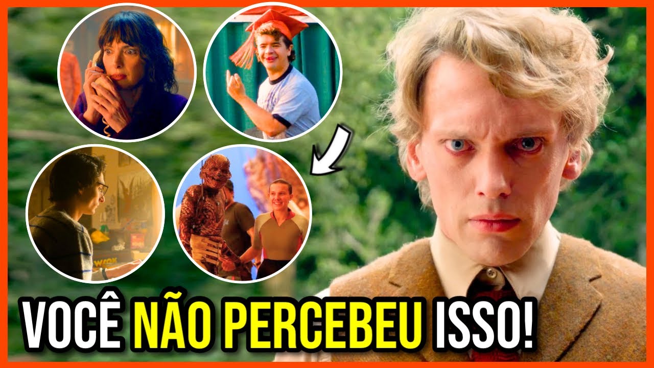 40 DETALHES QUE VOCÊ PERDEU EM STRANGER THINGS 5 EP FINAL! - POR QUE OS DEMOGORGONS NÃO APARECERAM?