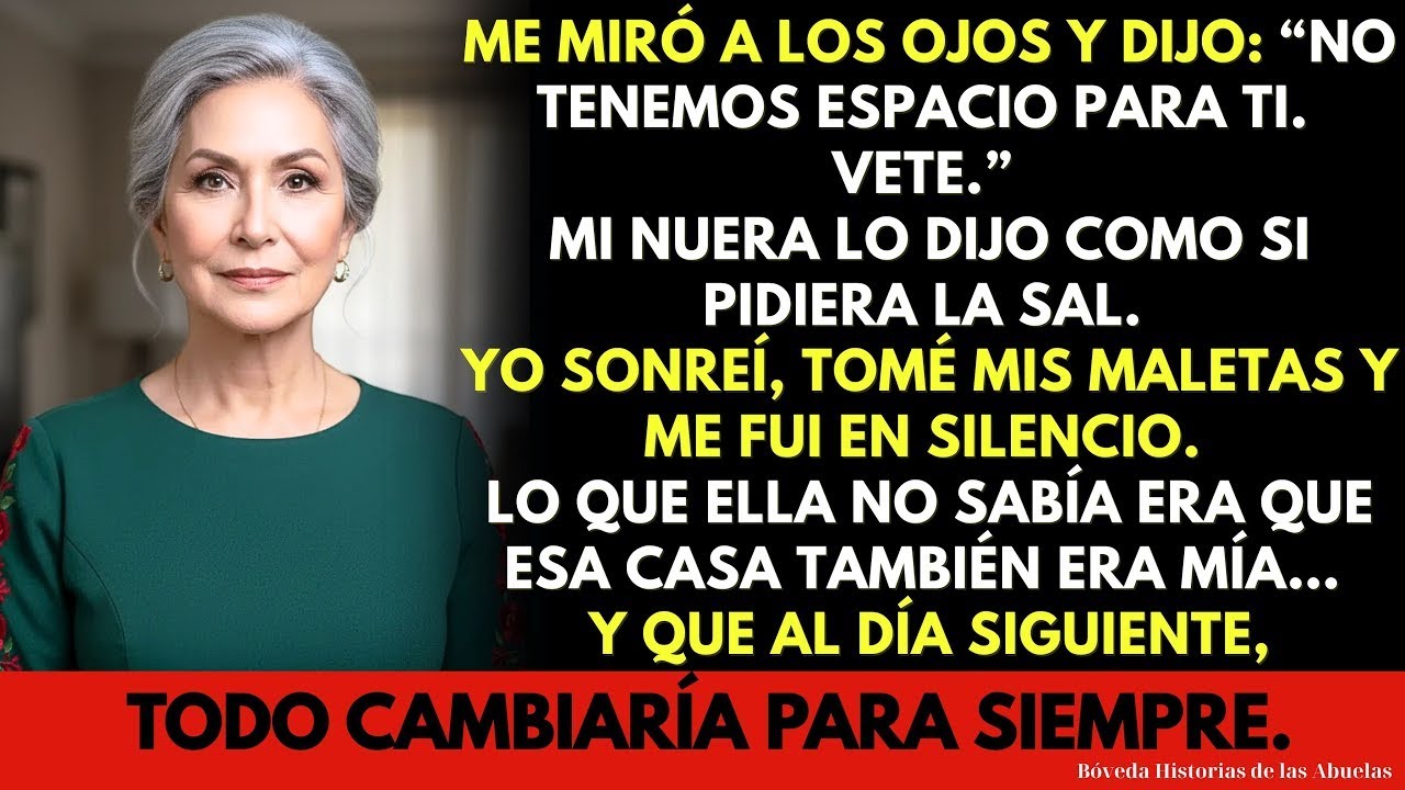 “No Tenemos Espacio Para Ti  Vete”, Dijo Mi Hijo… Me Fui, Pero Al Día Siguiente Todo Cambió