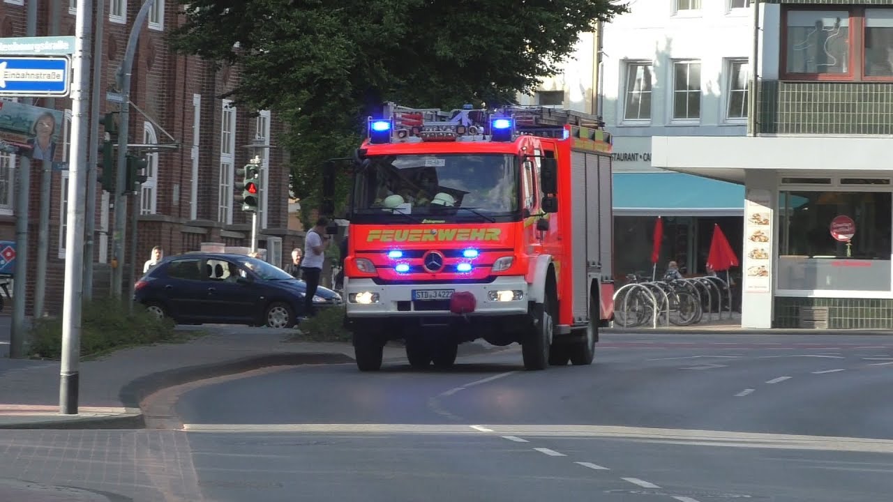 [Großeinsatz in Stade] Einsatzfahrten Freiwillige Feuerwehr + SEG Stade