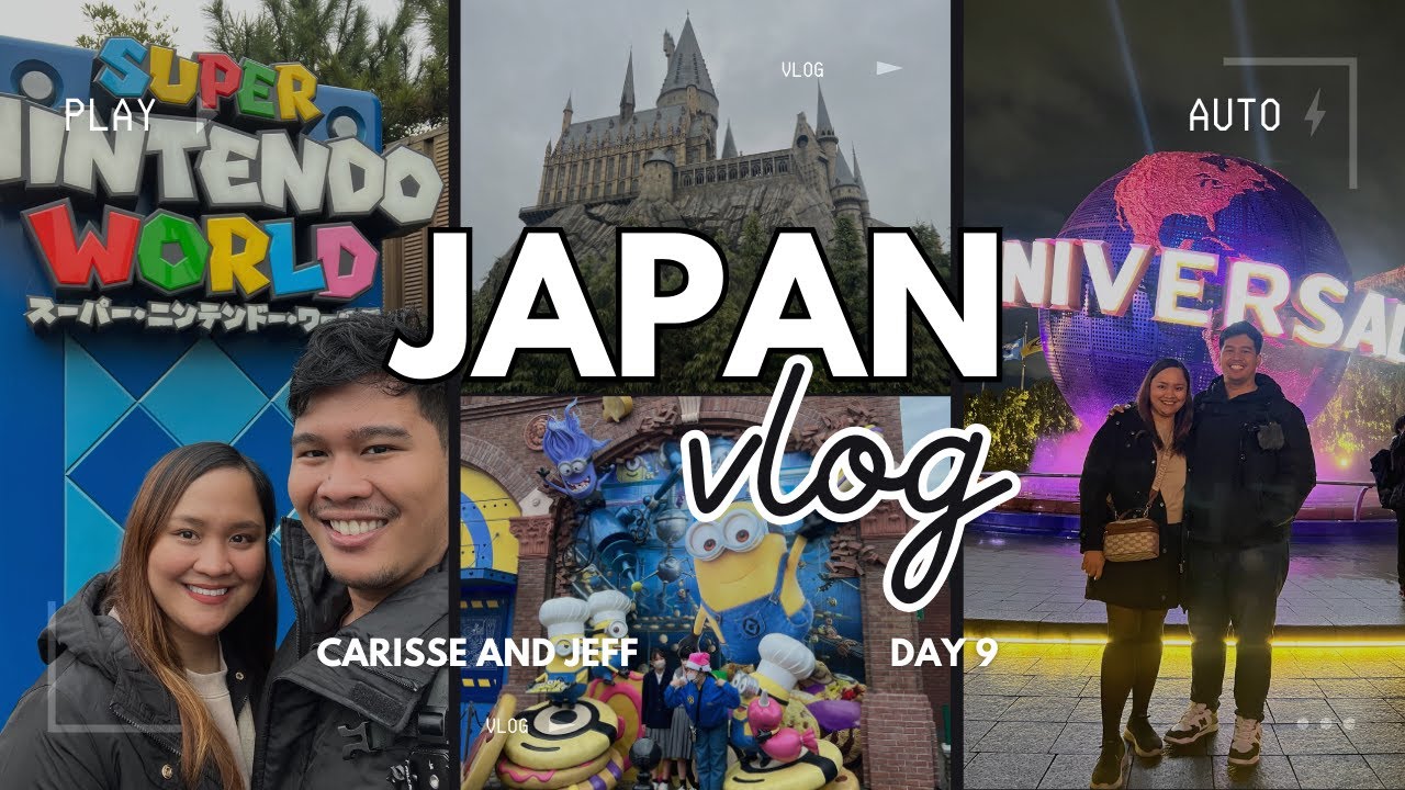 OSAKA JAPAN VLOG | DAY 9 | UNIVERSAL STUDIOS JAPAN | SUPER NINTENDO WORLD | HARRY POTTER (USJ)