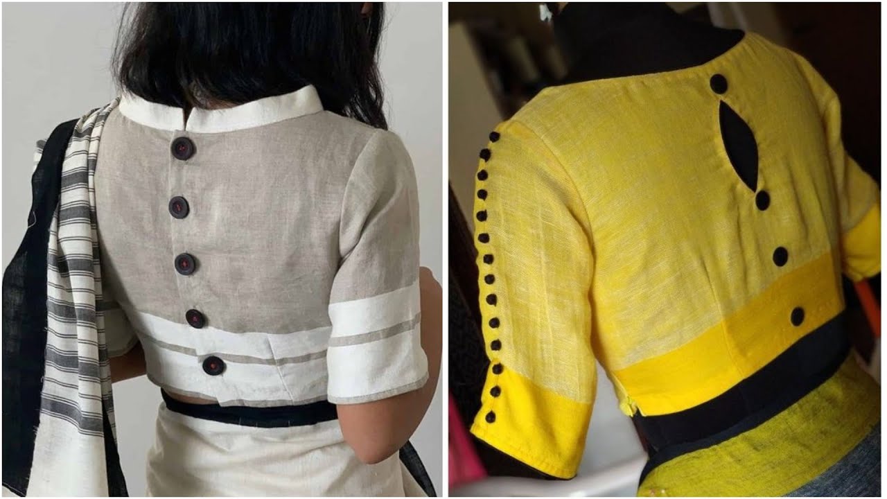 Latest Cotton Saree Blouses 2022 || Designer Cotton Blouse Designs 2022 | Latest Cotton Blouses 2022