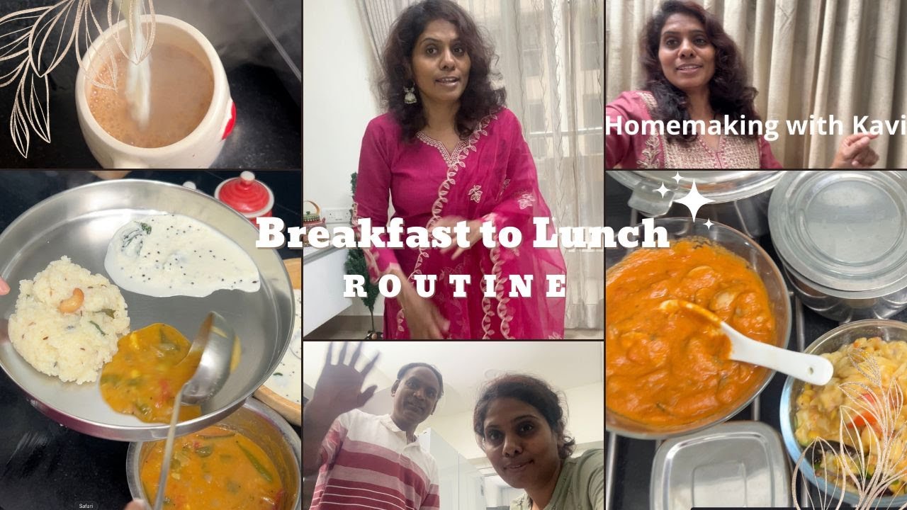 Breakfast to lunch routine as a homemaker😊| New salwar🤗|Channel name changed😇
