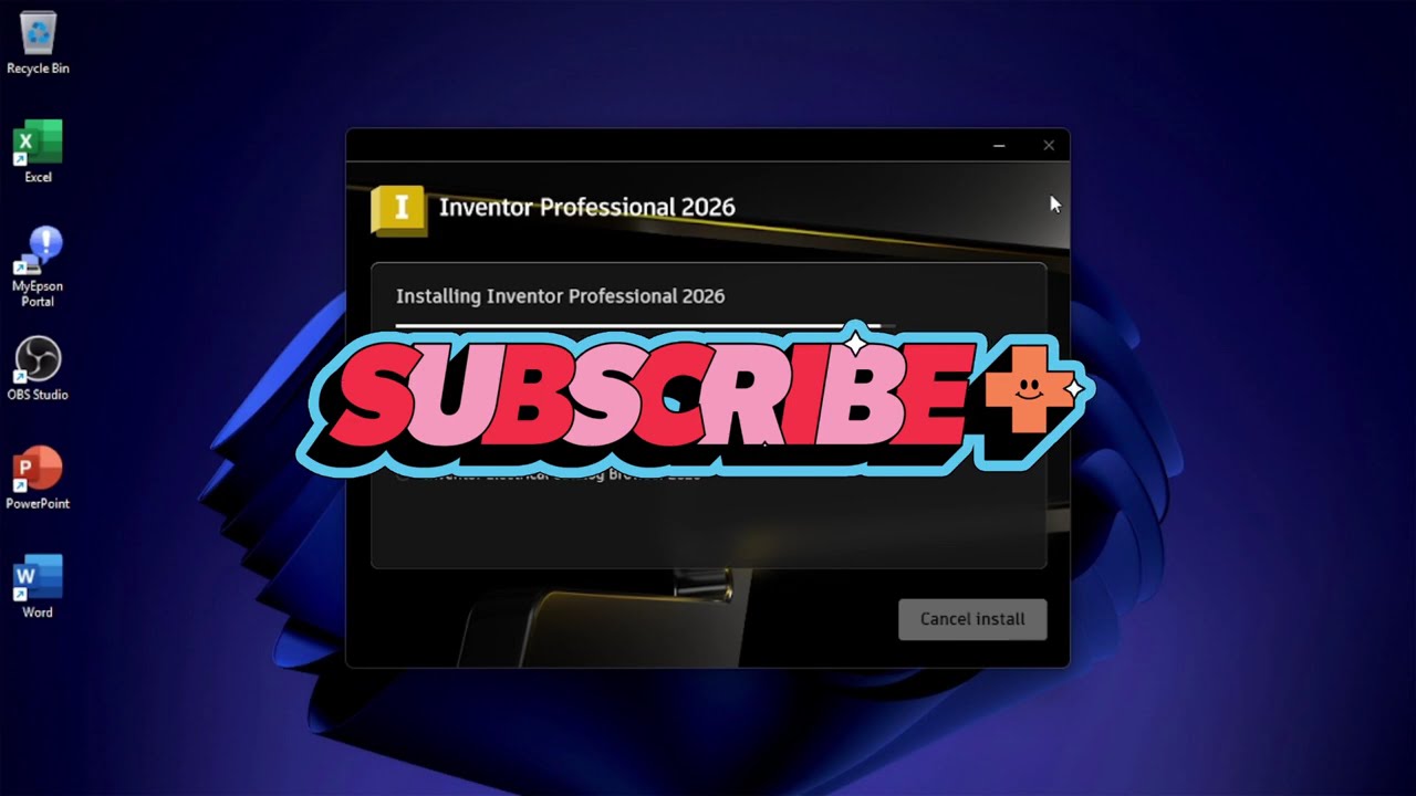 Как загрузить и установить Autodesk Inventor Professional 2026 Full 100 Works #cadd #inventor2026