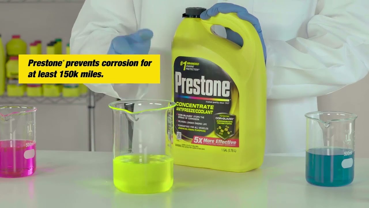 Prestone Mixing Colours