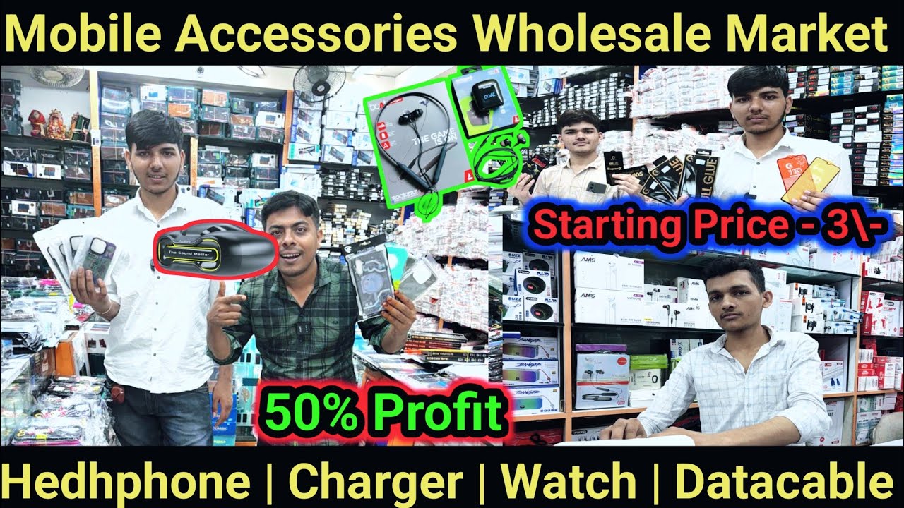 Mobile Accessories Market in Kolkata Chandni Choke || Mobile Cover Mobile Glass Wholesale price