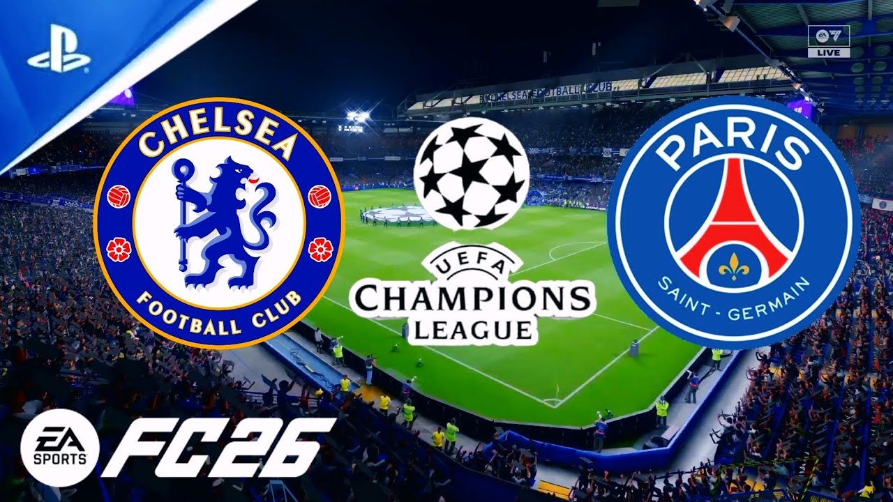 Chelsea vs Psg UEFA champions league FC 26
