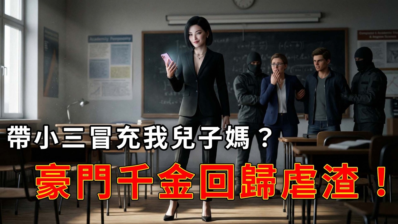 出差三天，渣夫竟帶小三出席家長會，還騙兒子認她當媽？隱婚豪門千金霸氣回歸，一招讓這對狗男女身敗名裂！