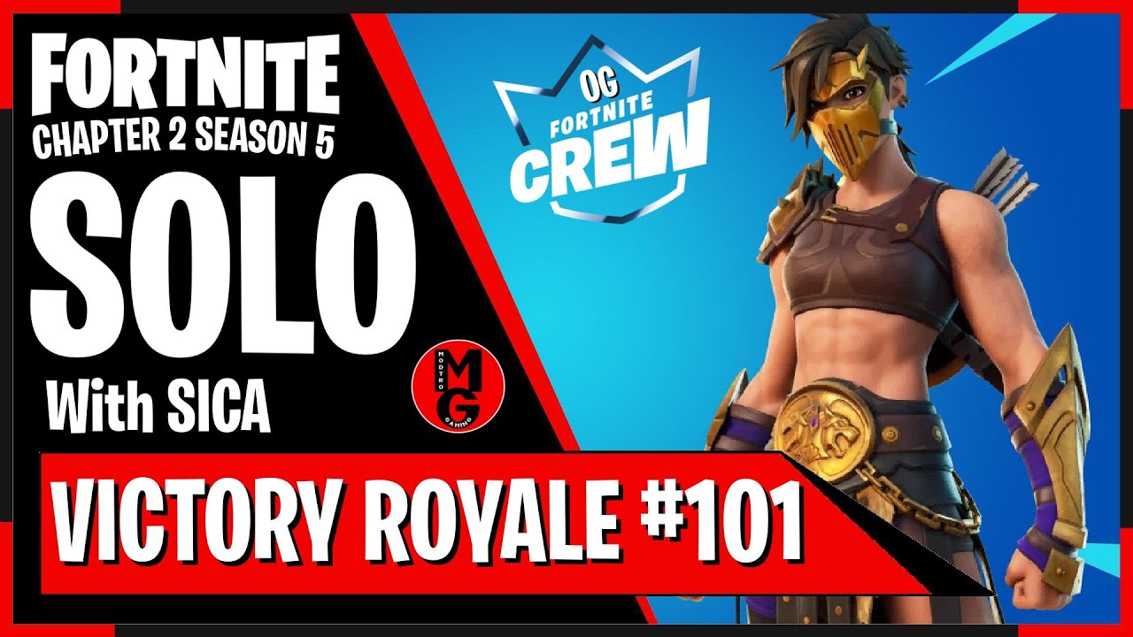 Solo Win #101 with #Sica #Fortnite #VictoryRoyale #Chapter2Season5