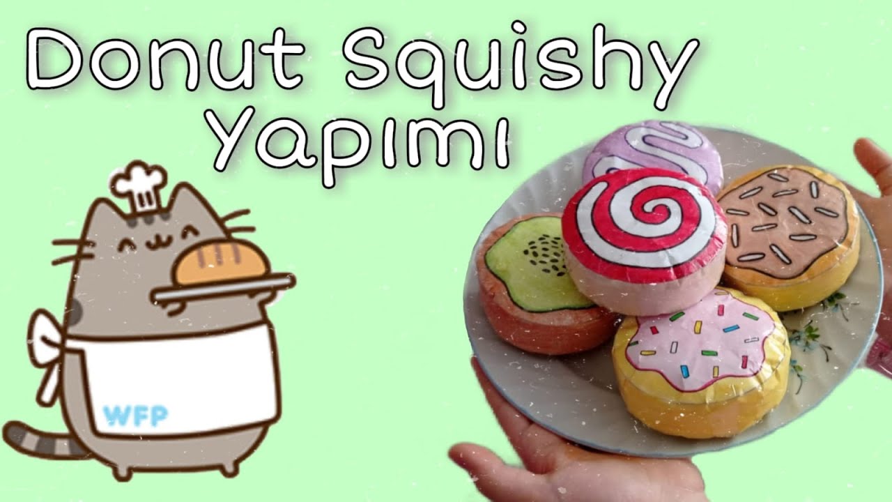 🍩 3D Donut Squishy Yapımı 🍩 | DIY 3D Donut Squishy | Ebrar Yazıcı