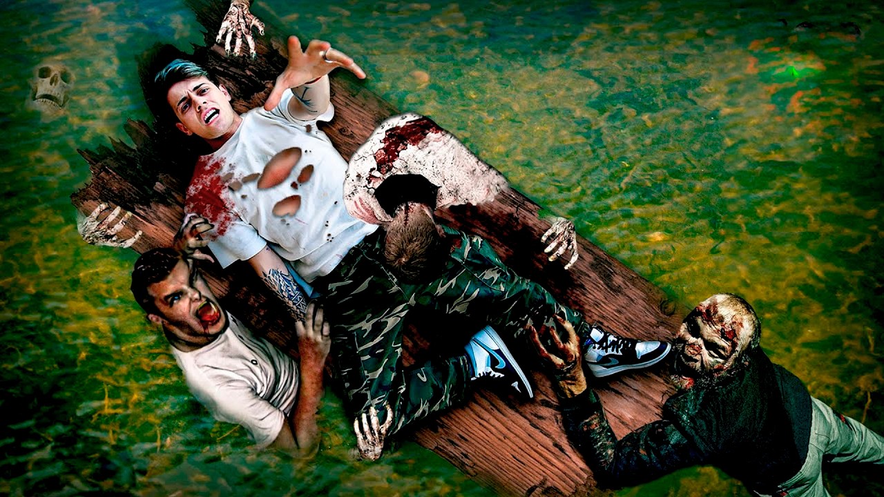UN ZOMBIE ME MUERDE EN EL LAGO