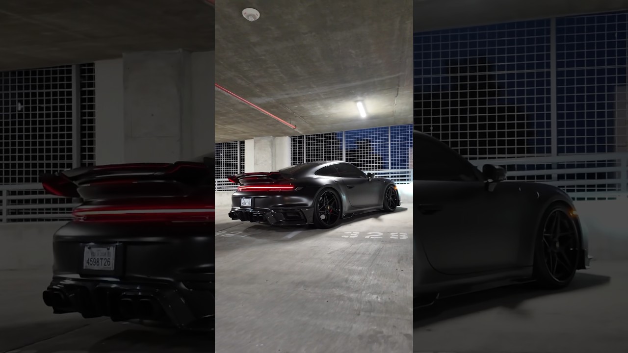 MURDERED OUT MANSORY PORSCHE 911 TURBO S! (S4T STAGE 3) #stage4tuning #porsche #mansory #cars
