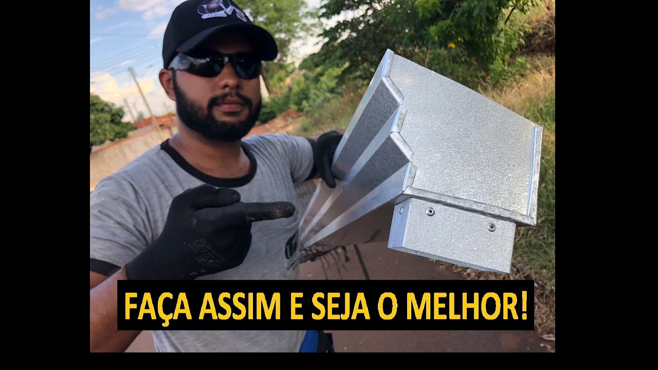 COMO INSTALAR BOCAL DE SAIDA DE AGUA  NA CALHA DE BEIRAL