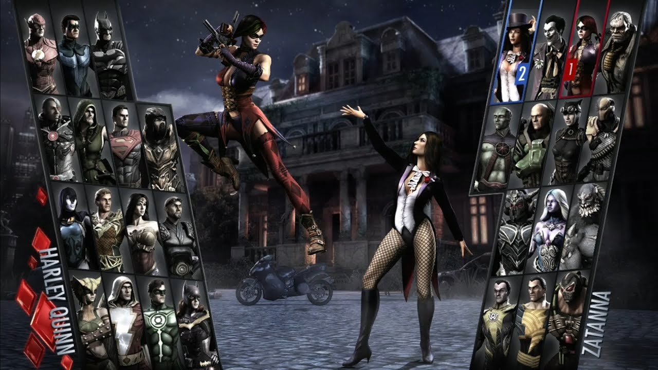 Harley Quinn Vs Zatanna INJUSTICE Gods Among Us #videojuegos #gameplays
