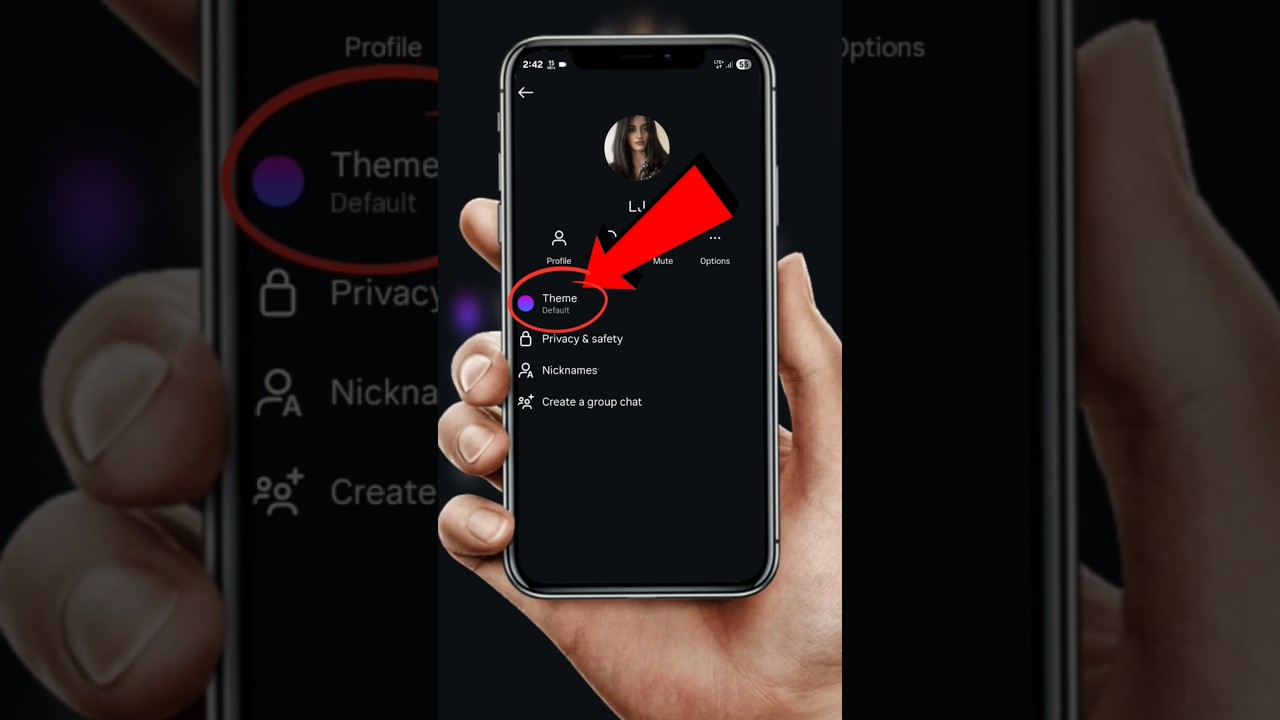 Instagram Theme Change Kaise Kare| instagram chat theme change kaise kare #shots #tech #viral