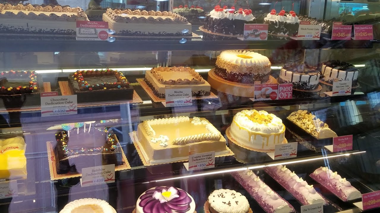 RED RIBBON CAKE DISPLAY WITH PRICE LIST UPDATE 2023