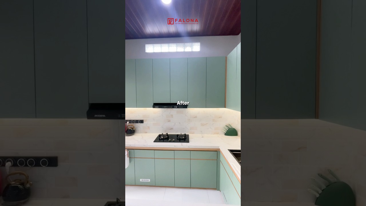 Before after kitchen kecil tapi multifungsi 🥰 