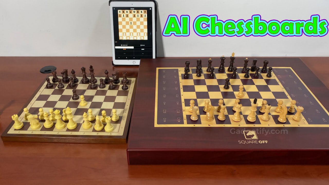 Square Off Grand Kingdom Chess Robot vs. Chessnut Air AI Chessboard 🟡 Gadgetify