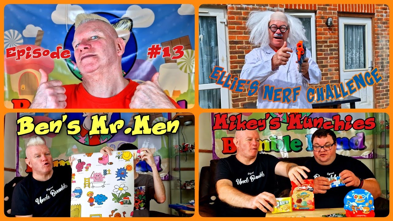 Nerf Challenge🎯 5 Coolest #Mr.Men😎 wafer Special🥠 Bumble Land Showtime #13