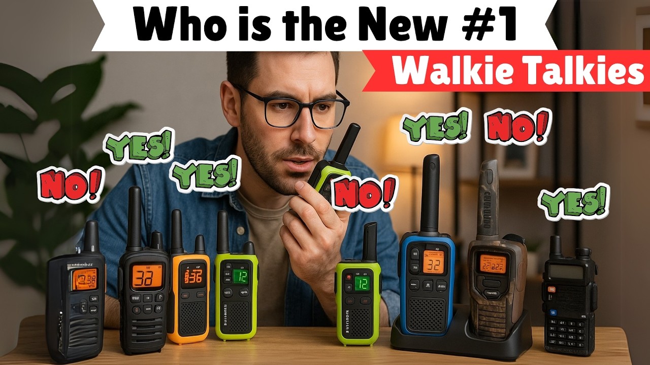 ✅5 Best Walkie Talkies 2025 – Tested in Real-World Scenarios!