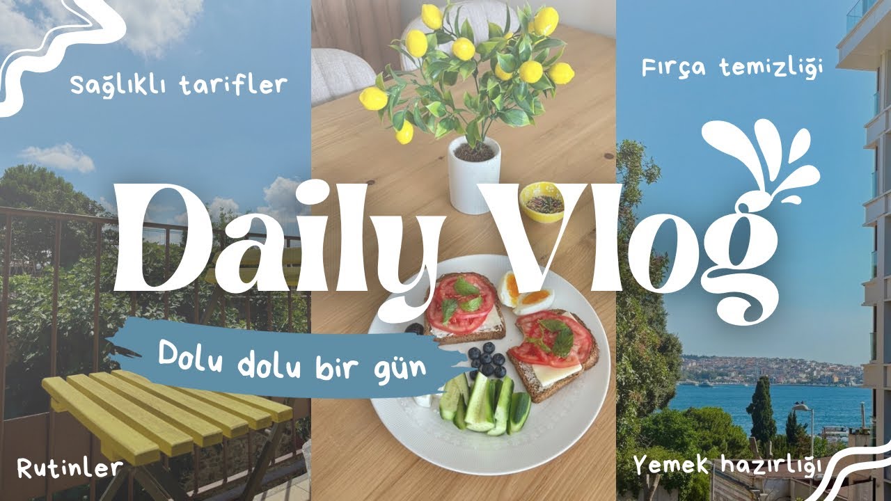 Evde Bir Gün | Temizlik, Kahvaltı, Sağlıklı Tarifler🌿 #günlükvlog #vlog #evvlogu 