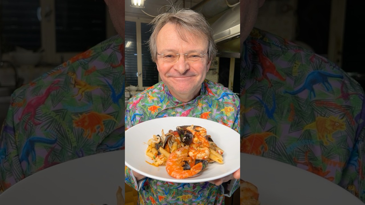 PENNETTE CON SUGO RICCO DI PESCE..idea per Natale👨‍🍳🎅🥂💯😋 