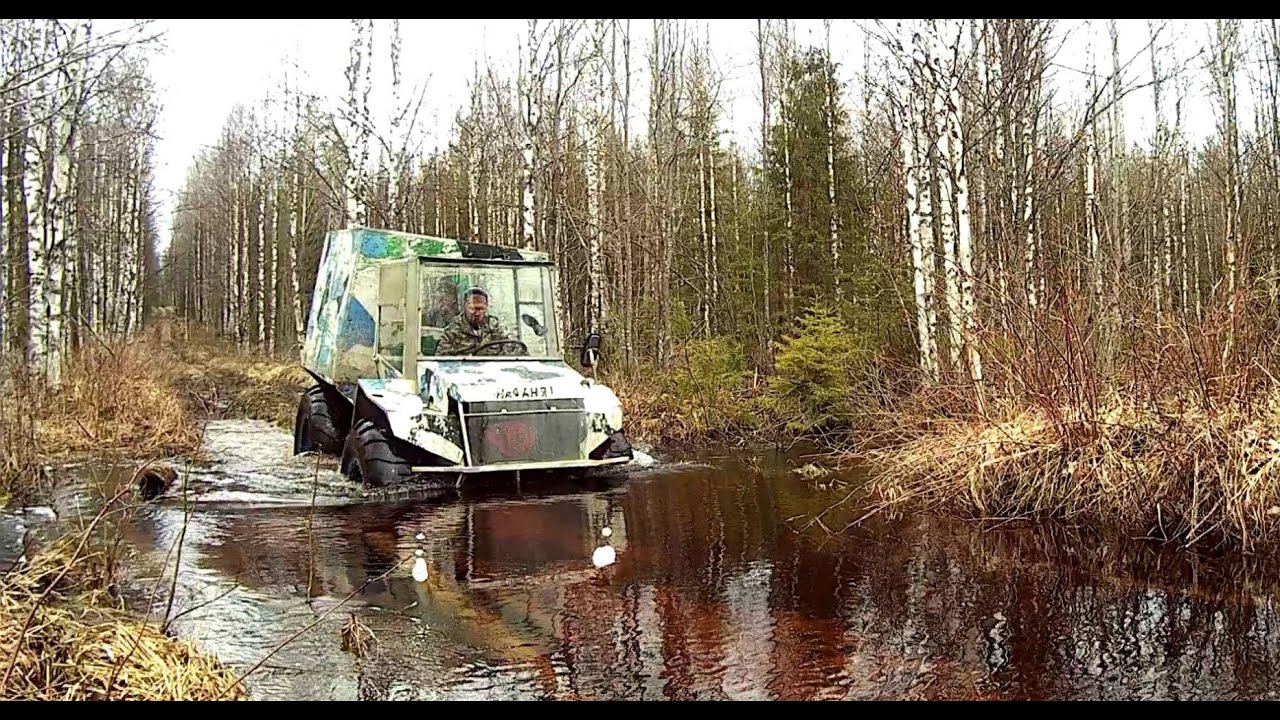 В ТАЙГУ НА ВЕЗДЕХОДЕ. Наша заимка.