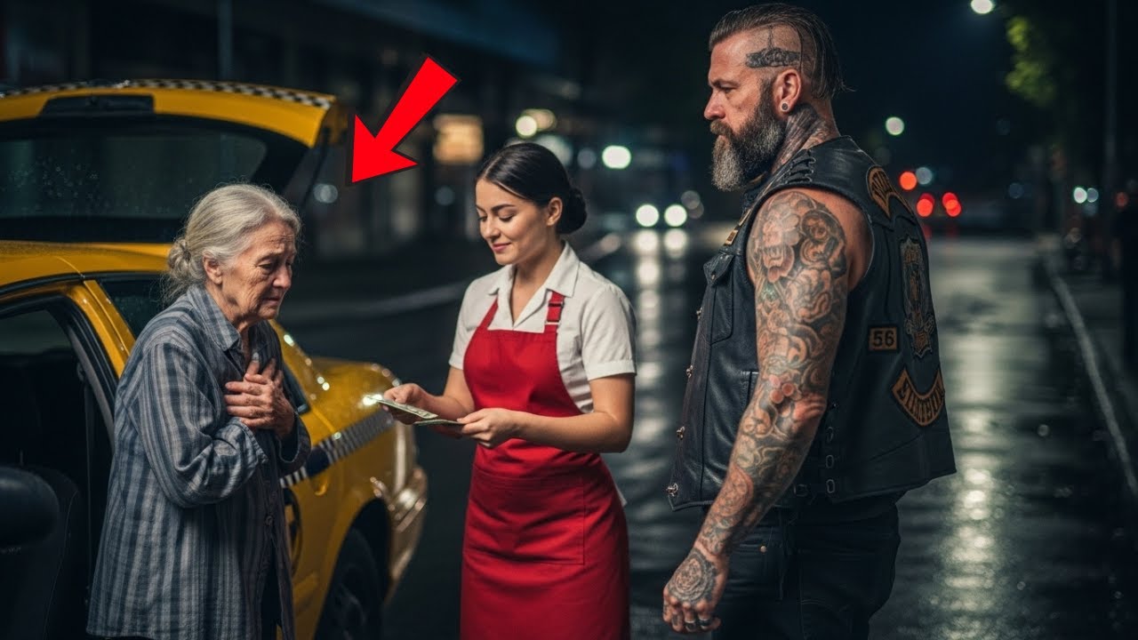 She Paid for a Taxi for an Elderly Woman — One Hour Later, the Hells Angel Stunned Her