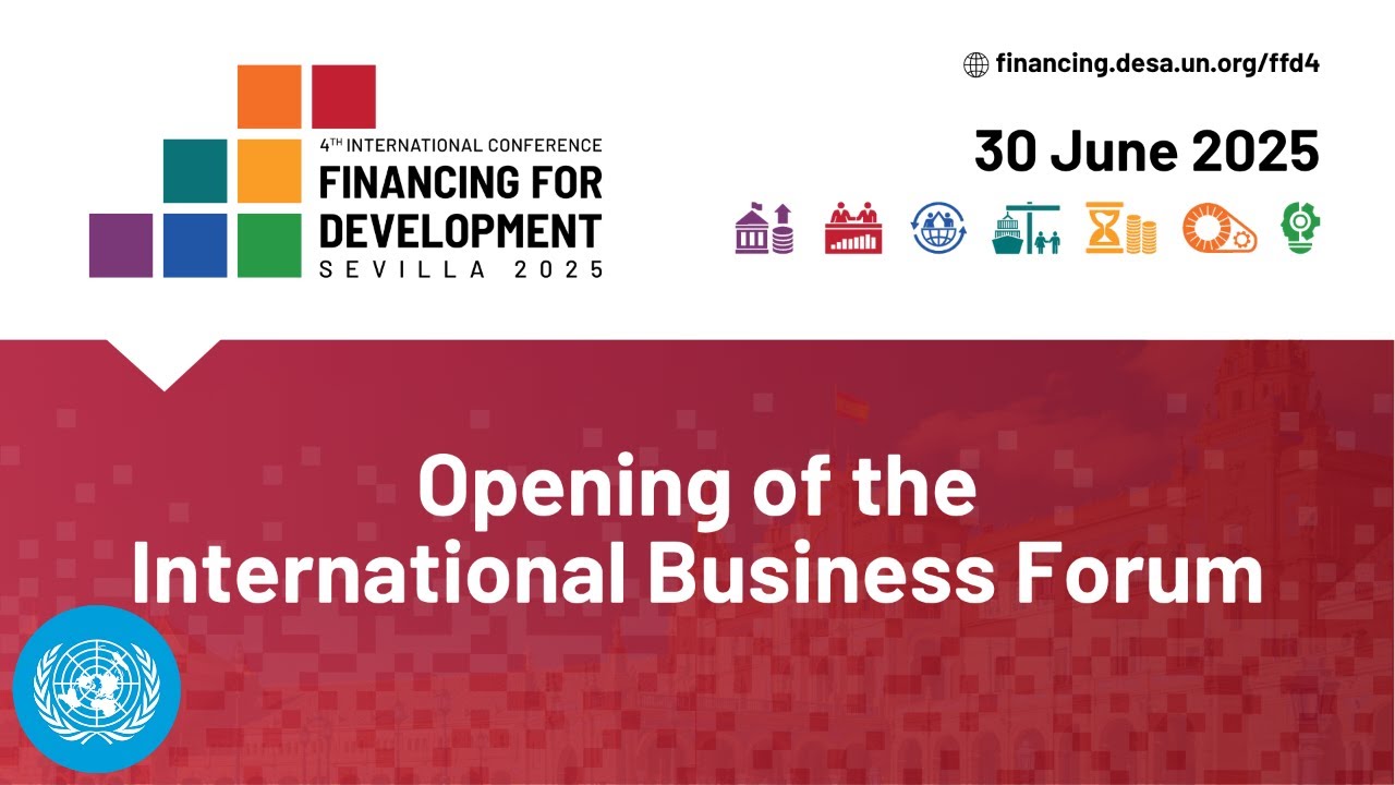 International Business Forum  - 4th International Conference on Financing for Development #FFD4