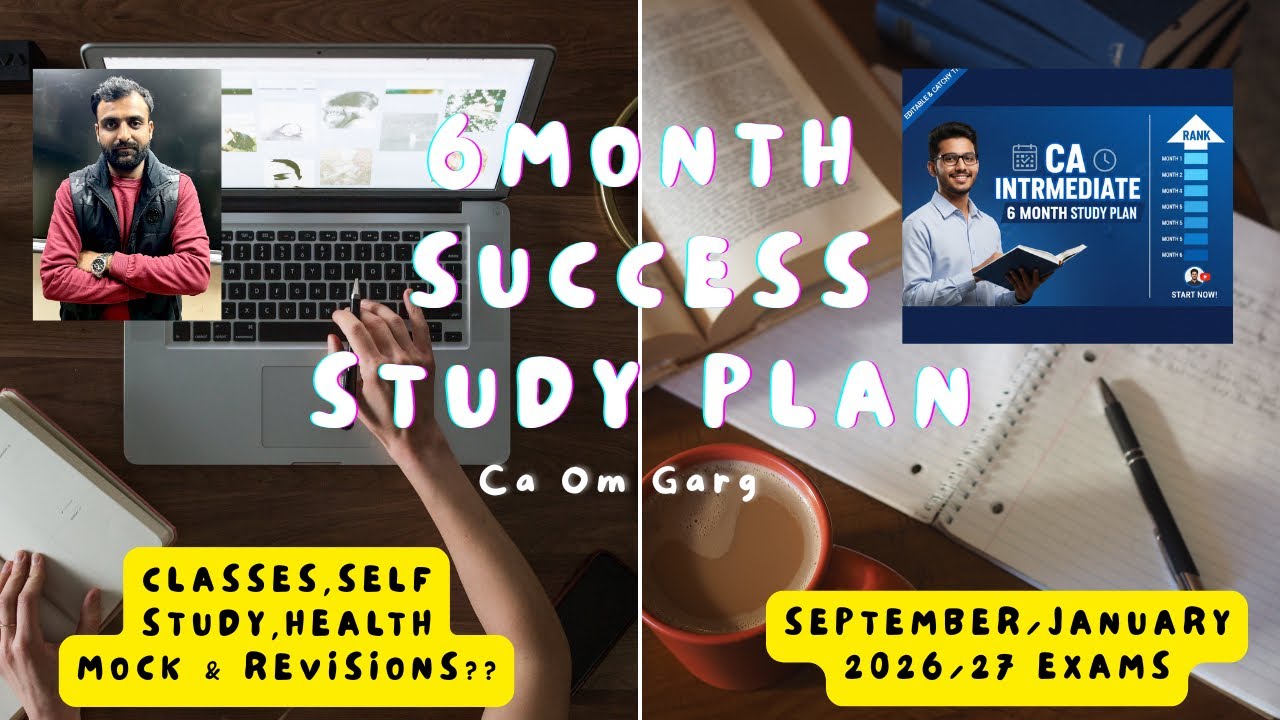 6 Months, One Timetable & Zero Burnout. 💪📚| Clear CA Intermediate with this approach 🏃🏻‍♂️❤️