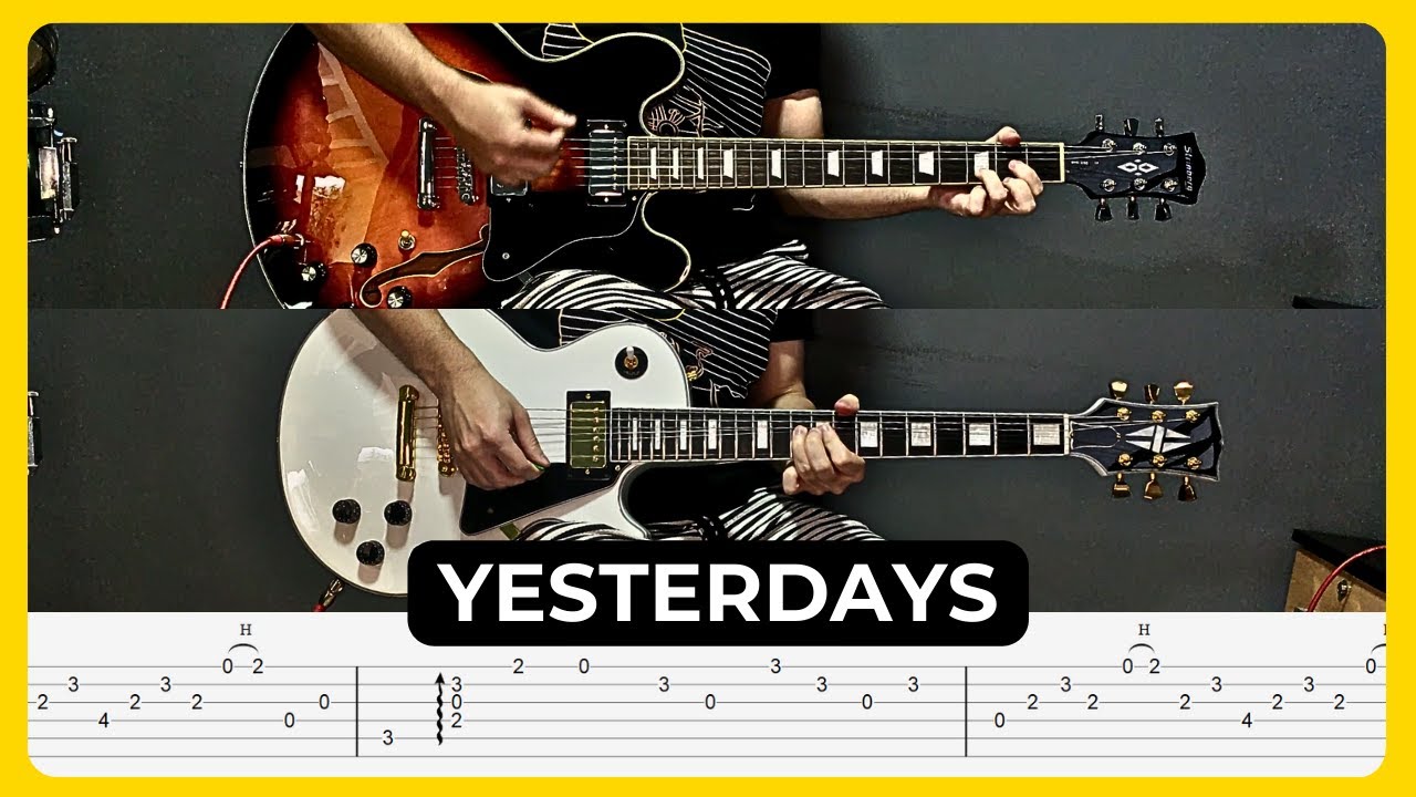 Yesterdays - Guns N' Roses | Tabs | Guitar Lesson | Cover | Tutorial | Solo | All Guitar Parts