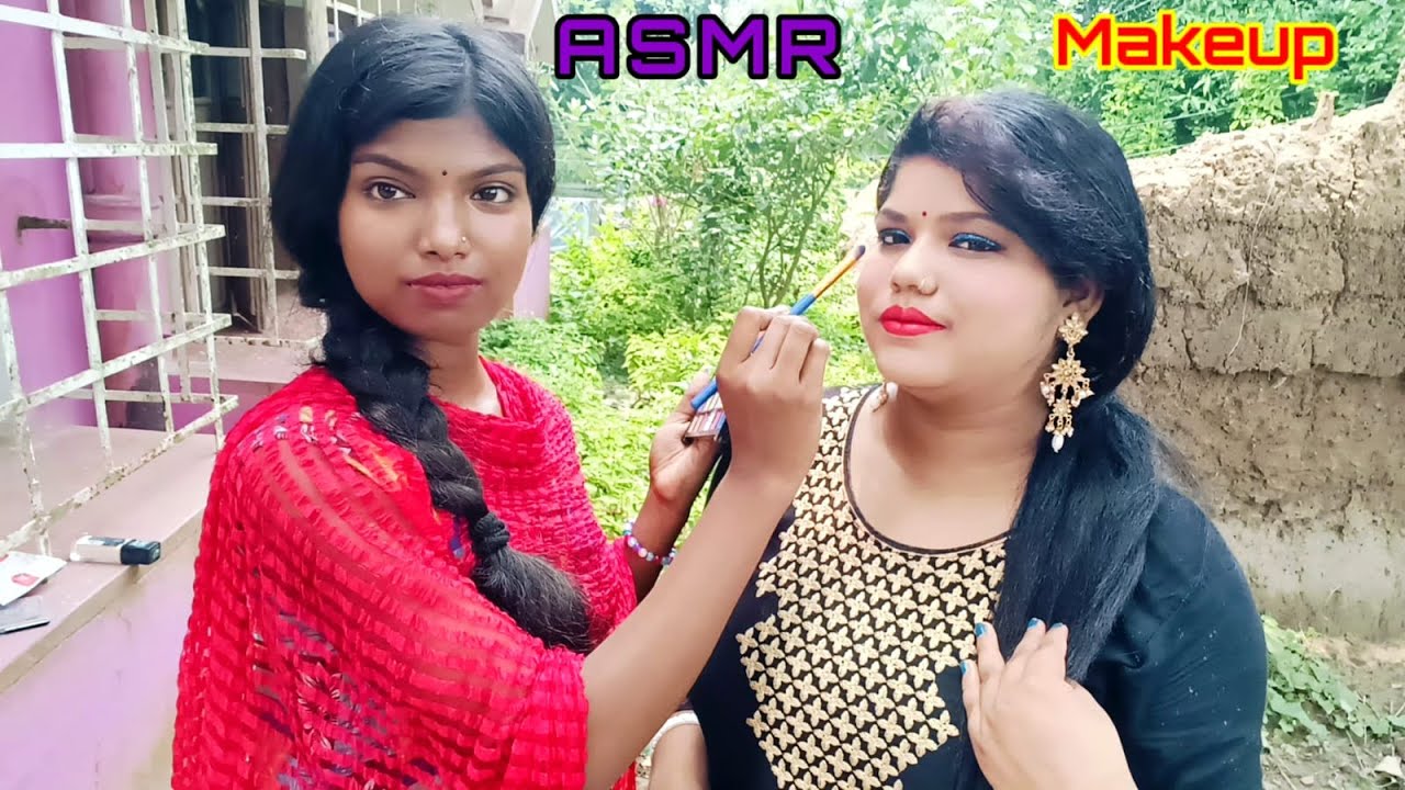 ASMR~Makeup Artist Does My Beautiful Out Door Makeup ( for Sleep) 💄💋✨