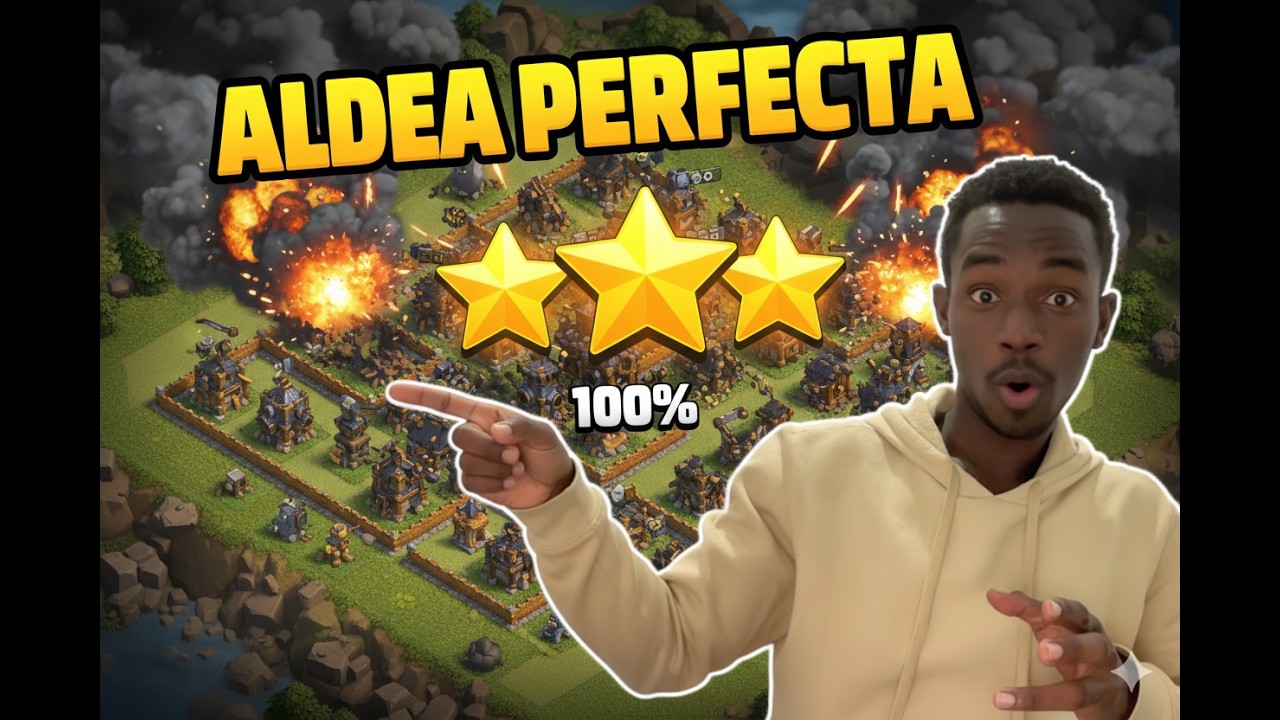 💥 Así DESTRUÍ una aldea después de reorganizar la mía | 100% en Clash of Clans