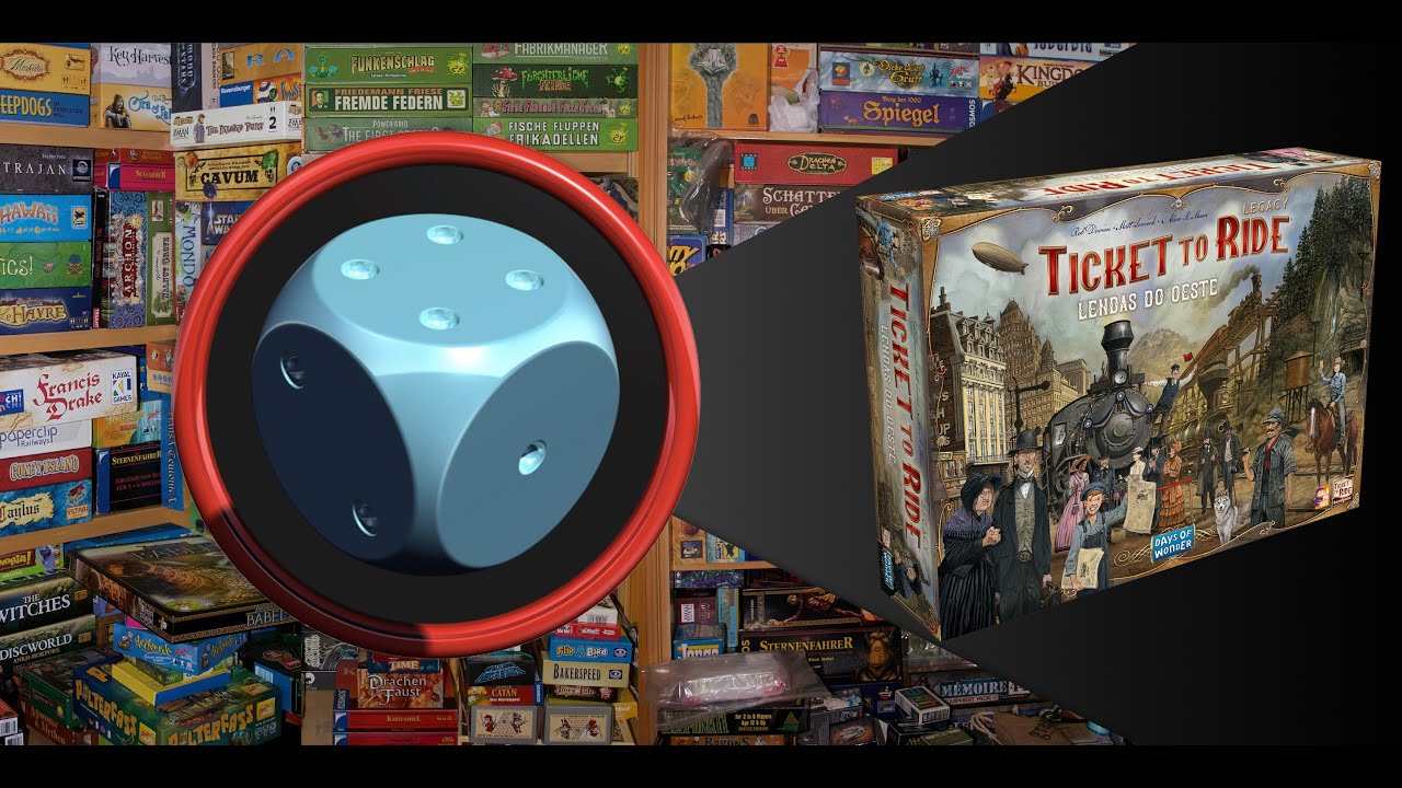 Ticket to Ride Legacy: Lendas do Oeste - Como Jogar (sem spoilers) (acione legendas Klingon)