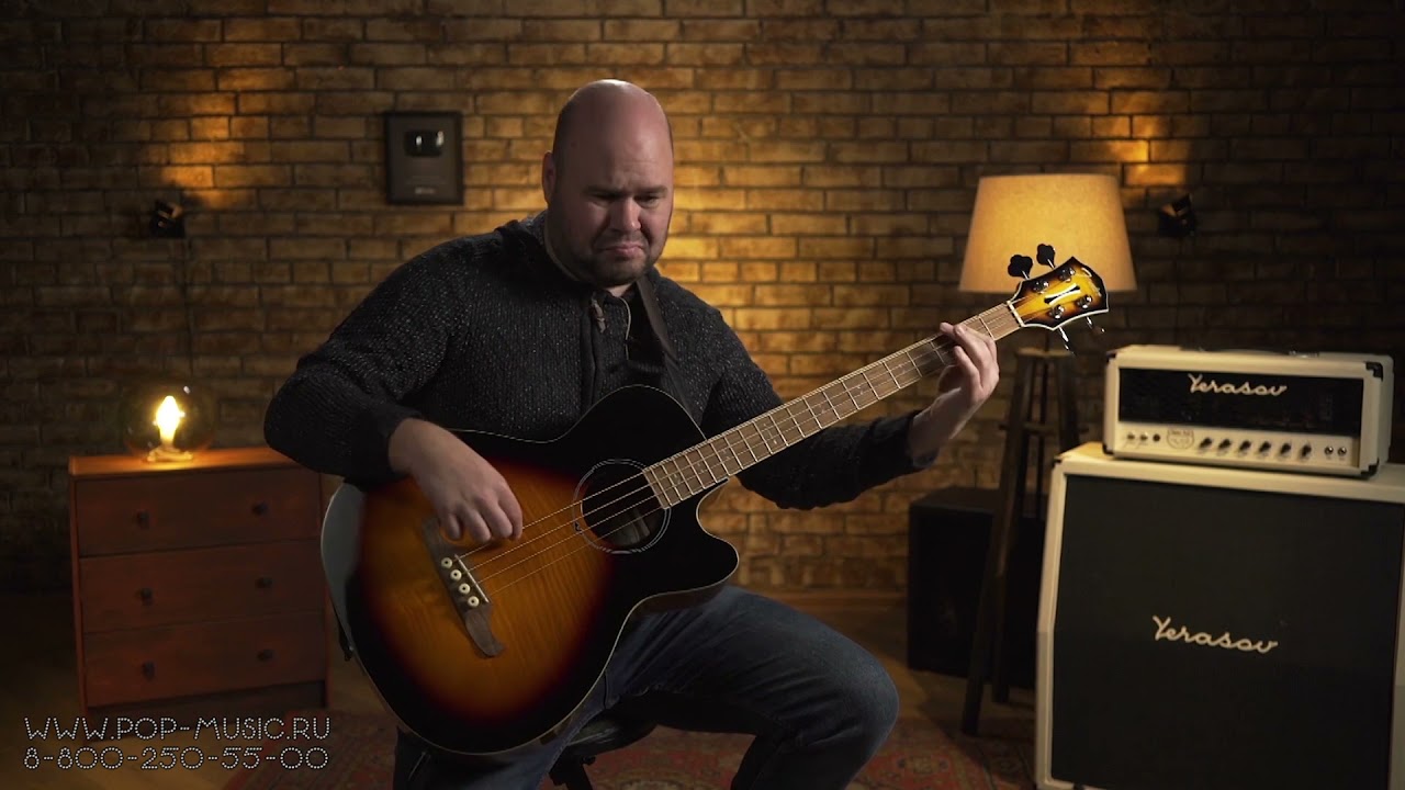 Акустический бас Fender FA450CE с подключением