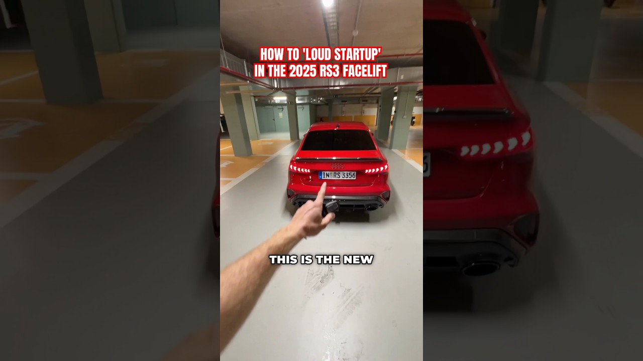 How to do a LOUD start even with OPF💥🍿 #rs3 #exhaust #audi #audirs3