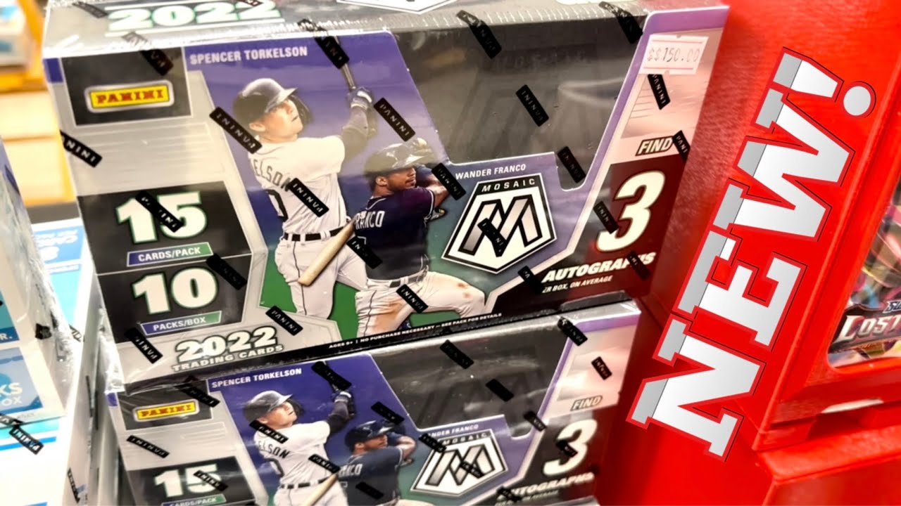 NEW RELEASE!  2022 MOSAIC BASEBALL CARDS!