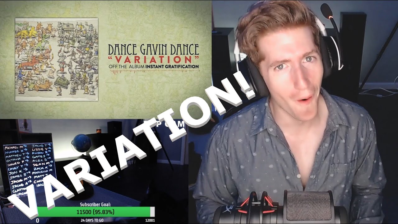 Chris REACTS to Dance Gavin Dance - Variation