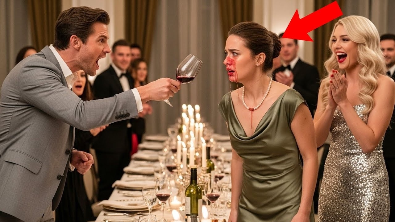 La humilló en la gala derramándole vino, para después bailar orgullosamente con su amante