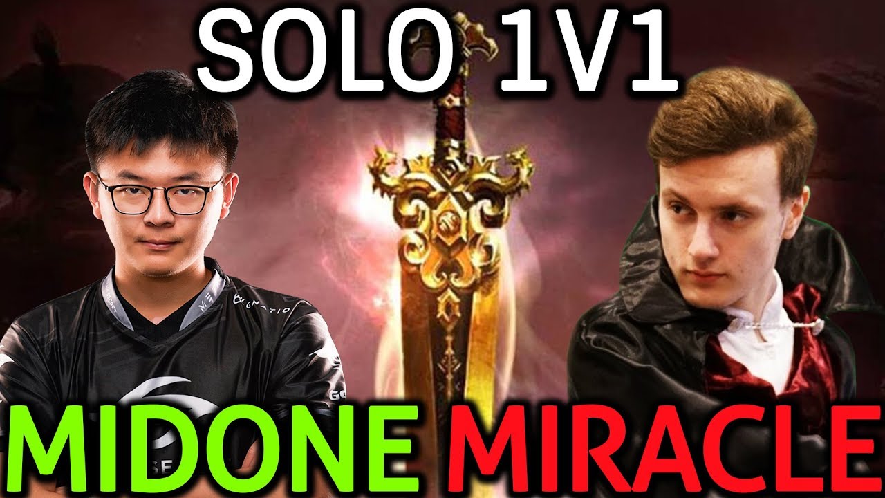 MidOne vs Miracle- | Solo 1v1 Shadow Fiend - DAC 2018 Dota 2
