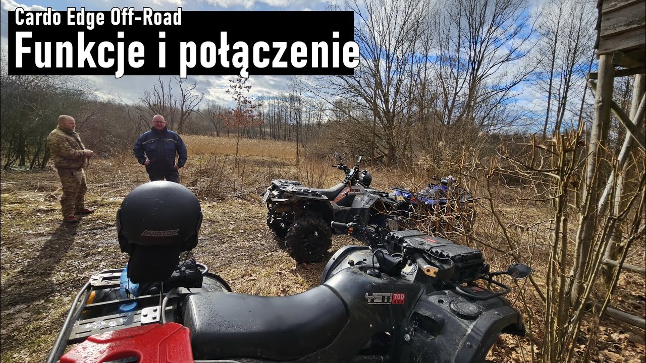 Cardo Edge Off Road ORV funkcje i jazda na quadzie Fabiq Moto 23.21
