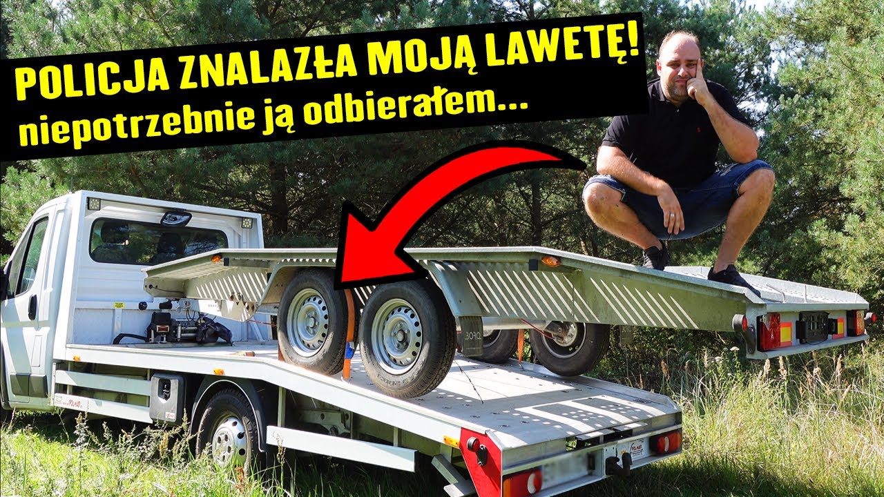 Policja znalazła moją lawetę!